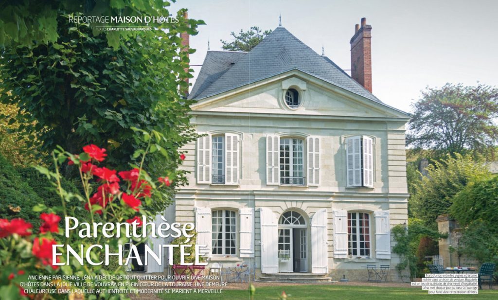 Maisons de campagne - mai 2018 - maison d'hôtes en Val de Loire #magazine #magazinedeco #maisonsdecampagne #revuedepresse