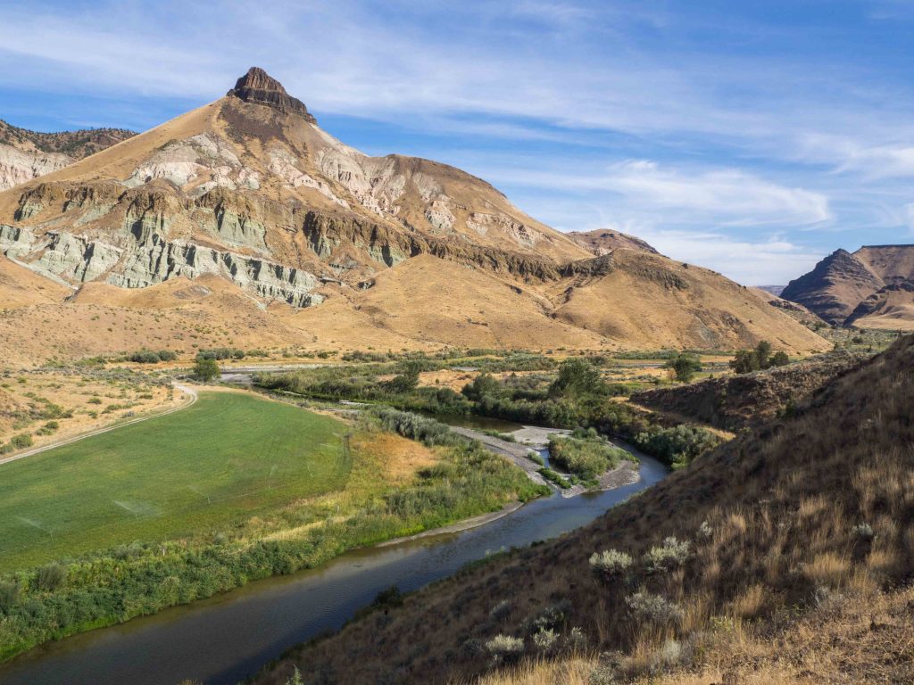 Un Jour de Neige - Carnet d'Amérique - Sheep Rock et la John Day River, Oregon