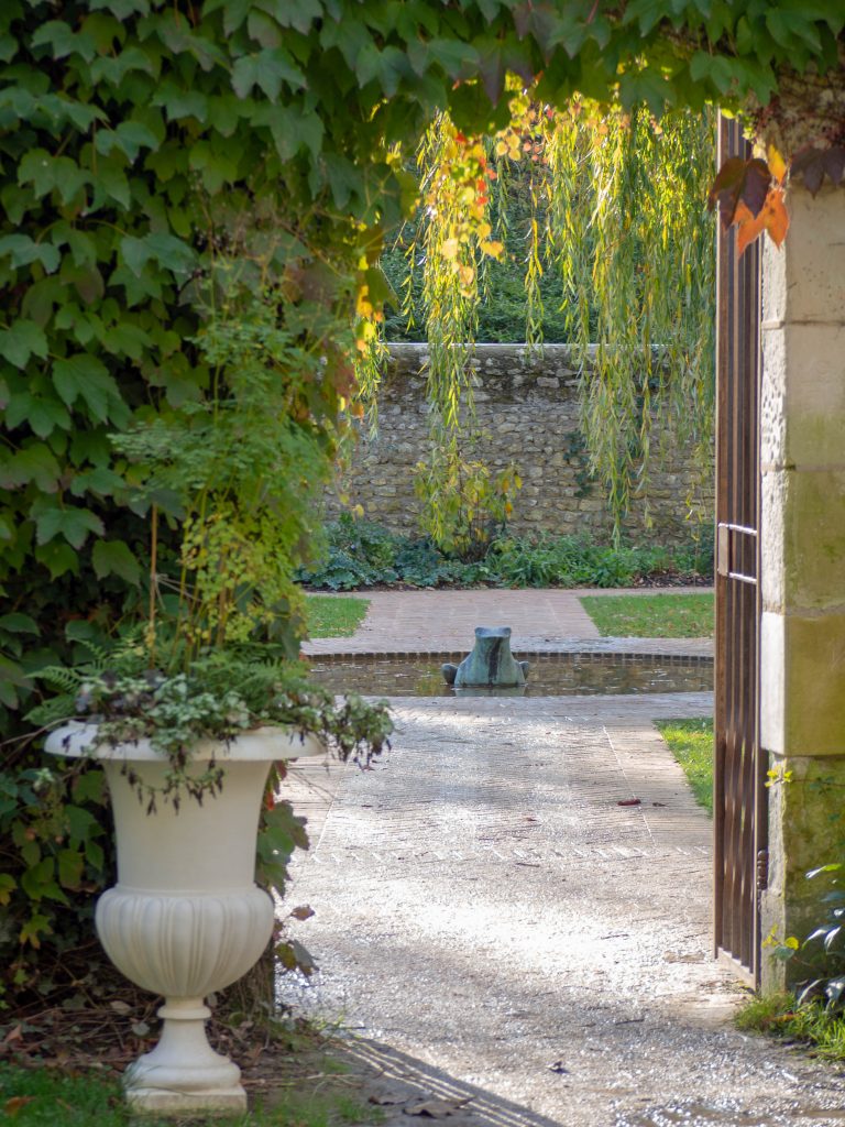 Château de Chenonceau - jardin Russel Page - Un Jour de Neige