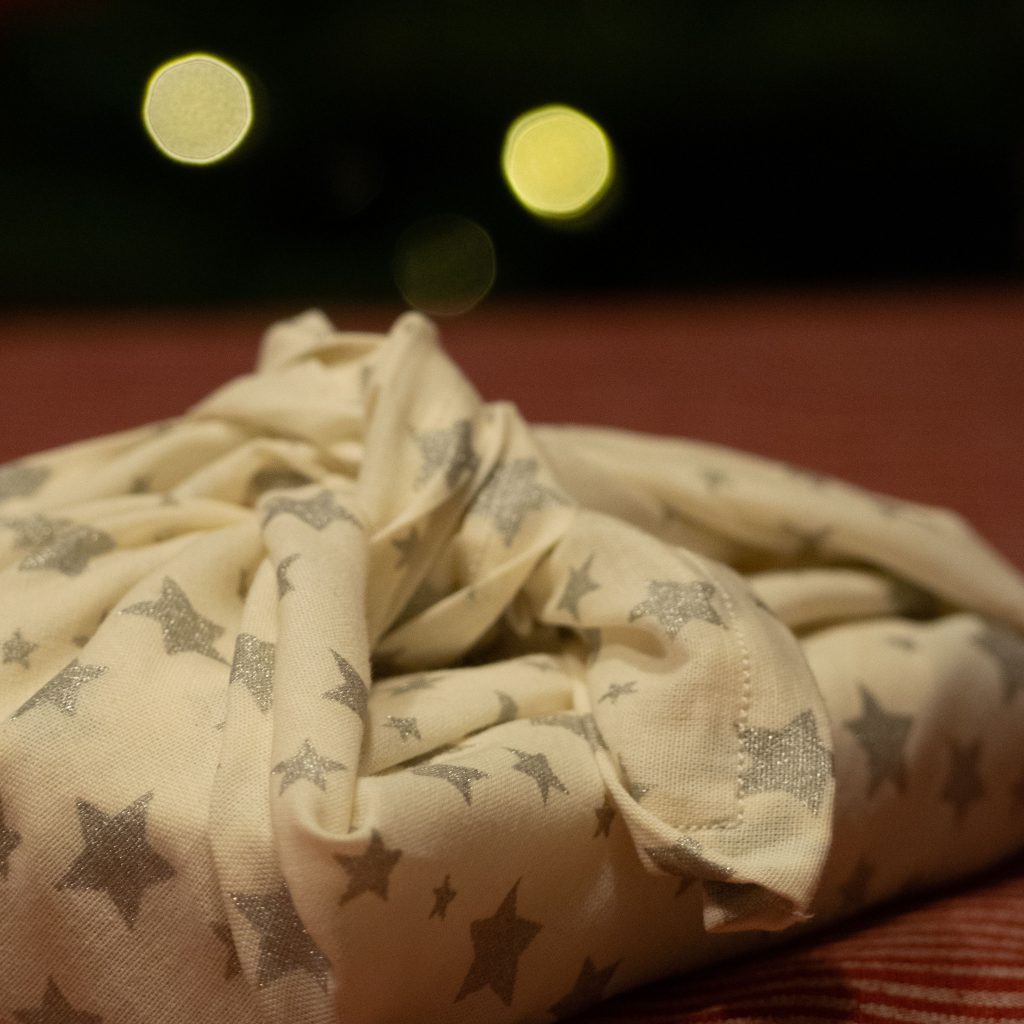 Furoshiki de Noël - Un Jour de Neige