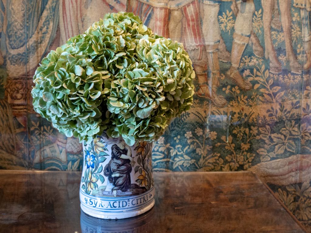 Bouquet de fleurs au château de Chenonceau - Un Jour de Neige