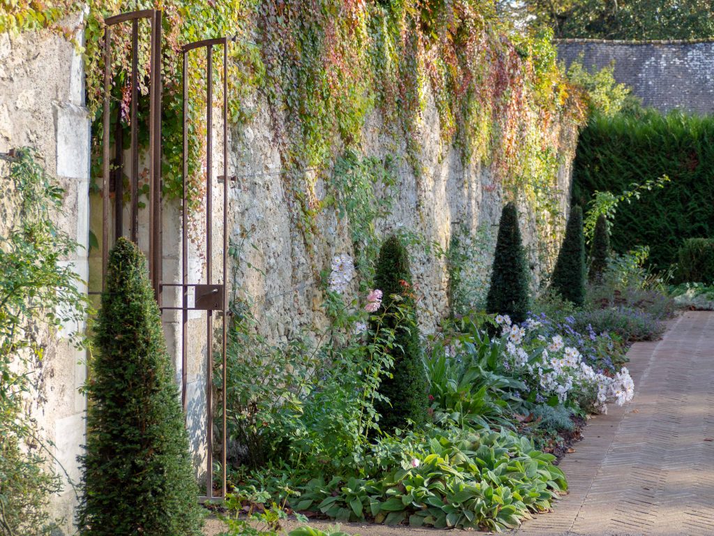 Château de Chenonceau - jardin Russel Page - Un Jour de Neige